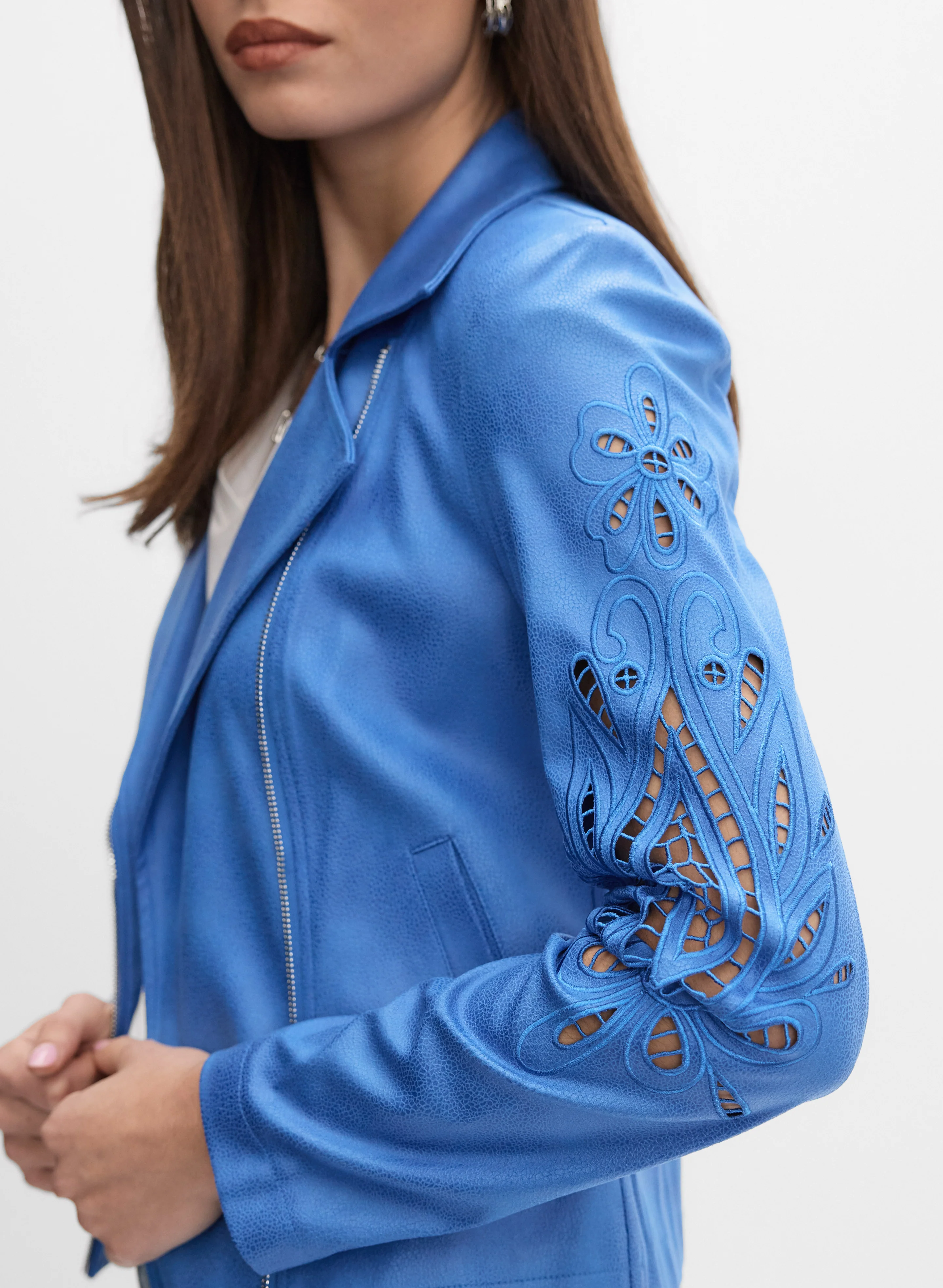 Joseph Ribkoff - Cutout Sleeve Jacket