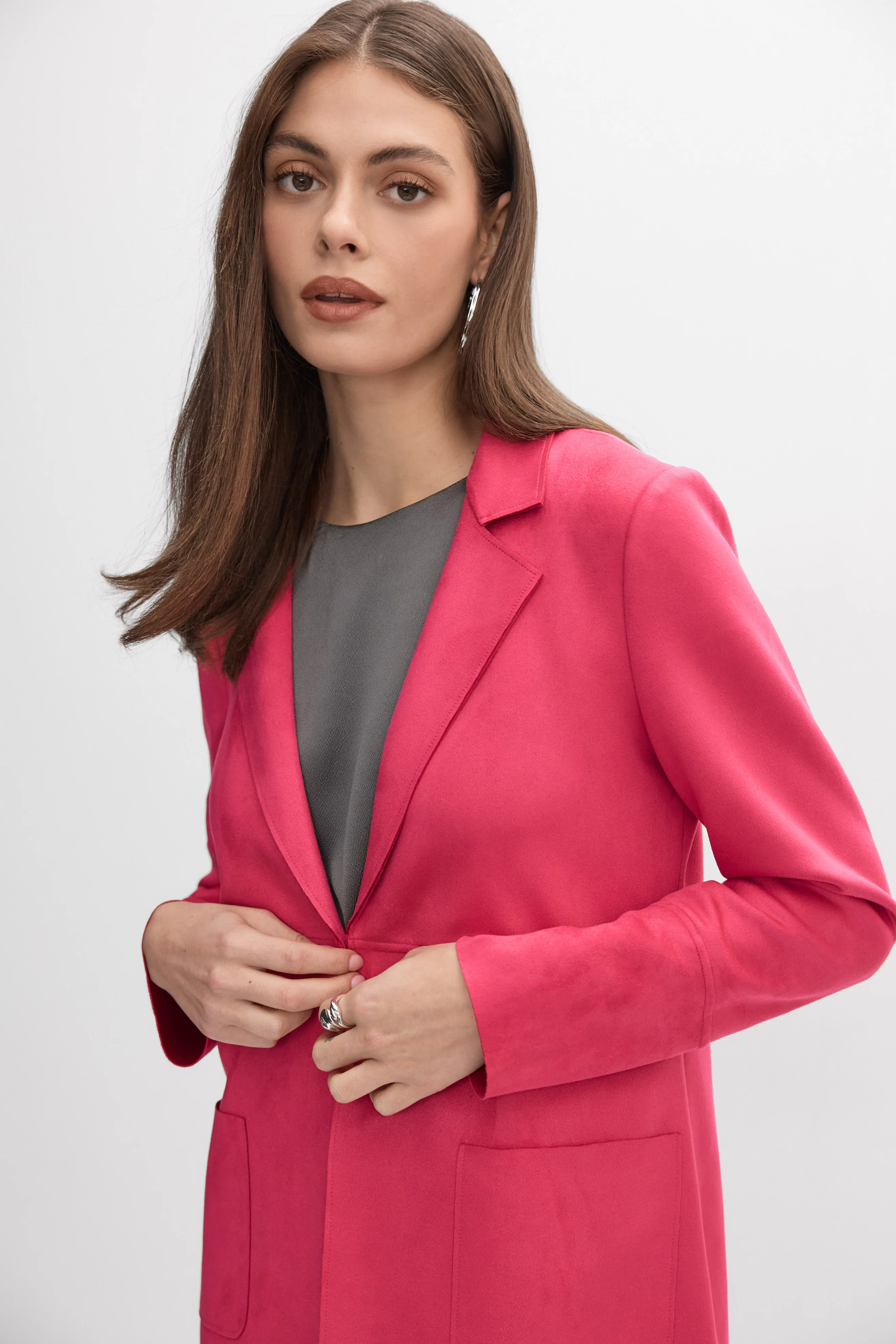 Joseph Ribkoff - Faux-Suede Jacket