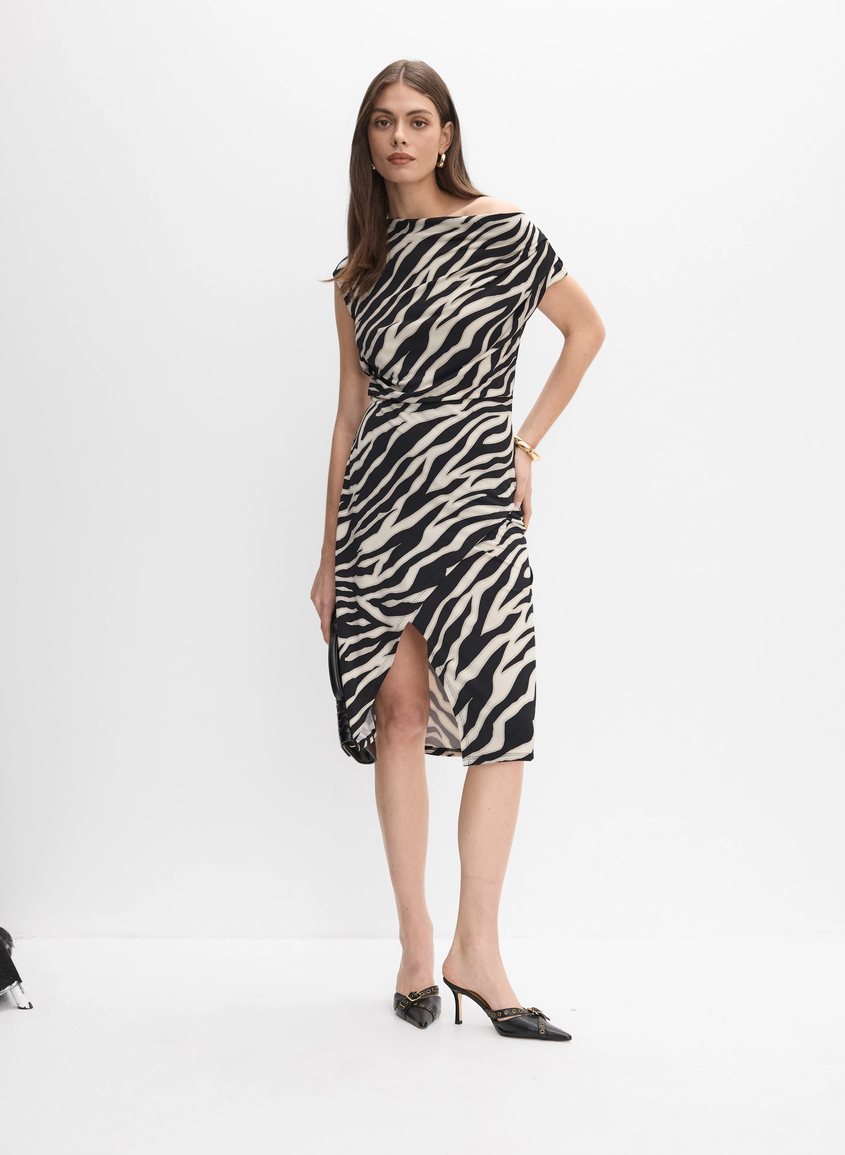 Joseph Ribkoff - Zebra Print Dress