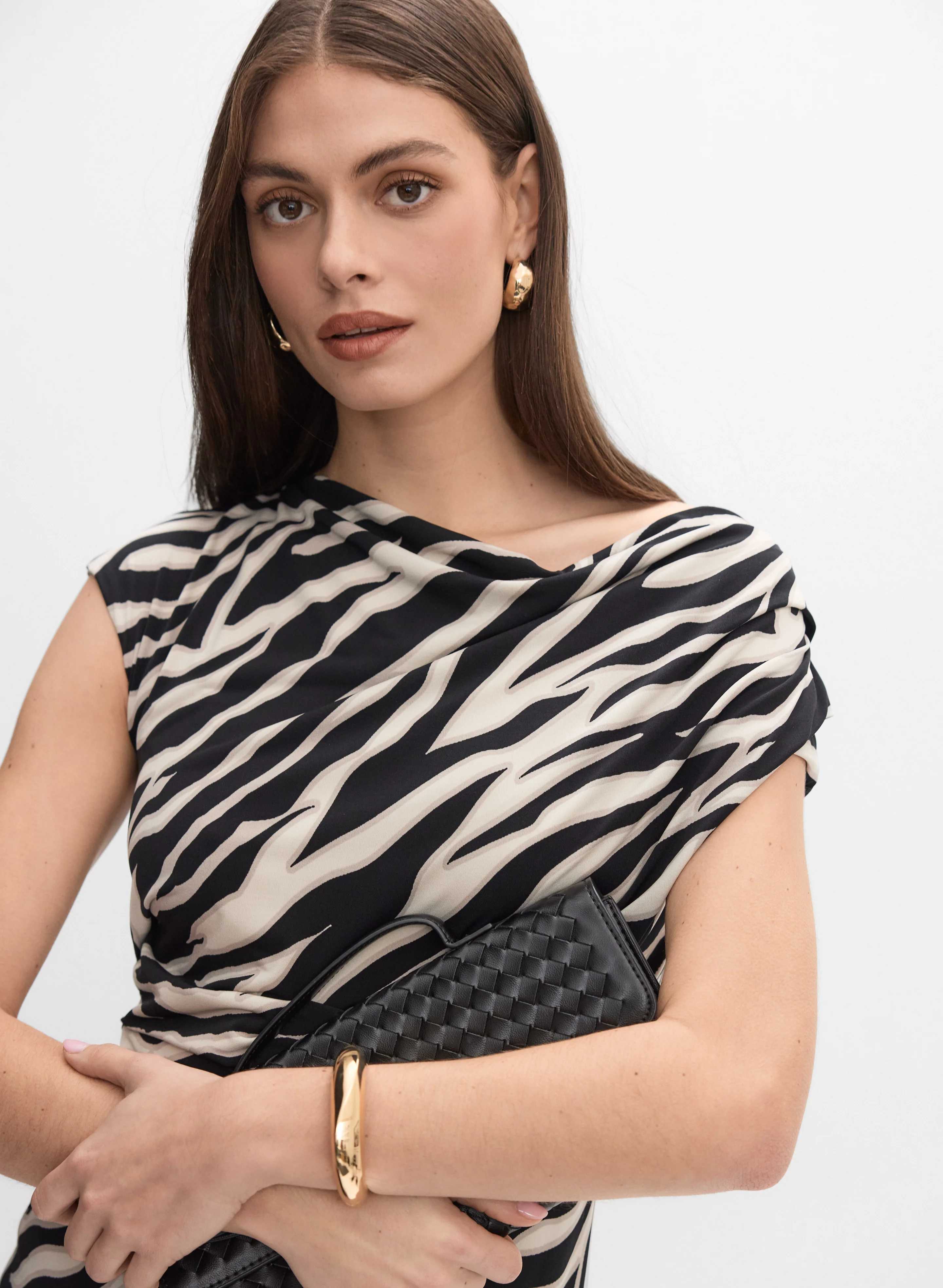 Joseph Ribkoff - Zebra Print Dress