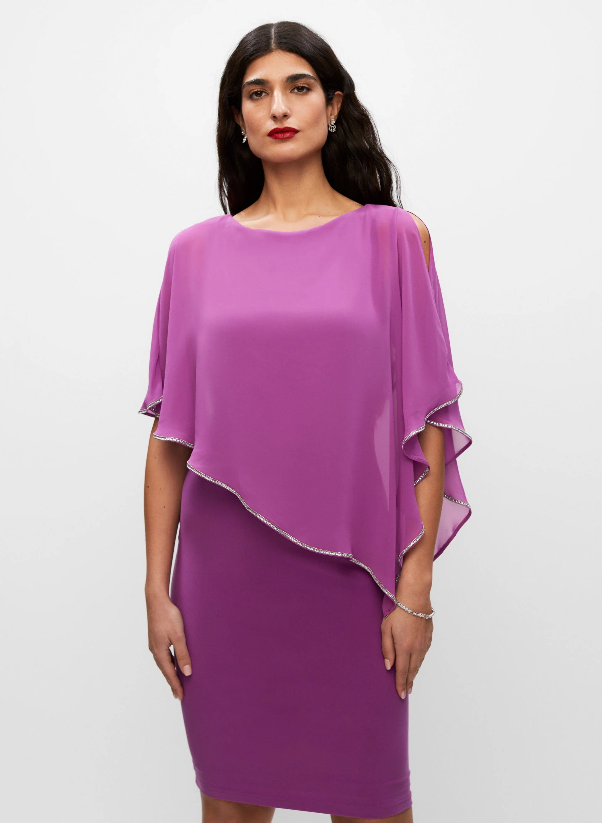 8878-cold-shoulder-poncho-dress-4.webp Cold Shoulder Poncho Dress