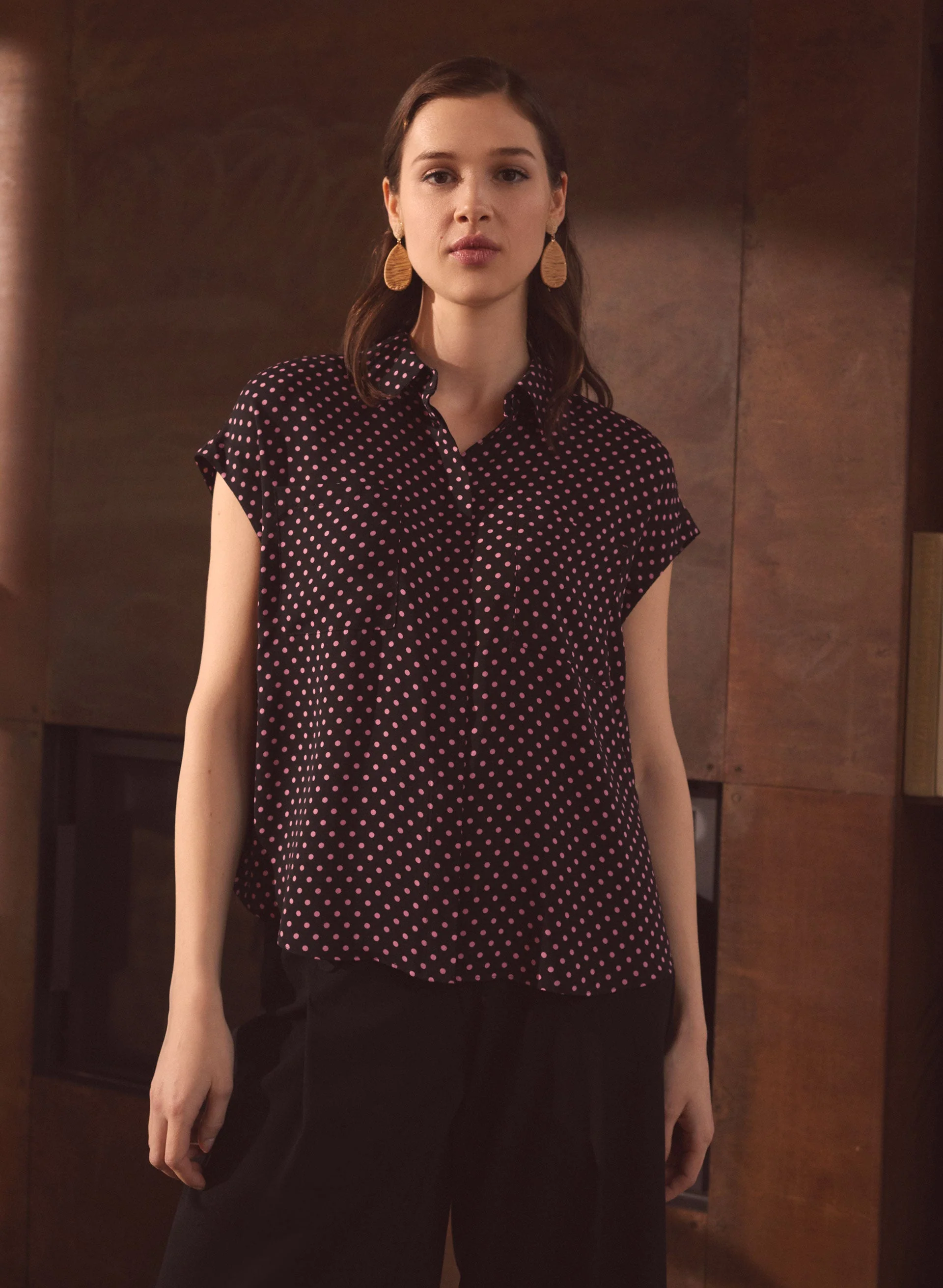 8957-polka-dot-print-blouse-1.webp Polka Dot Print Blouse
