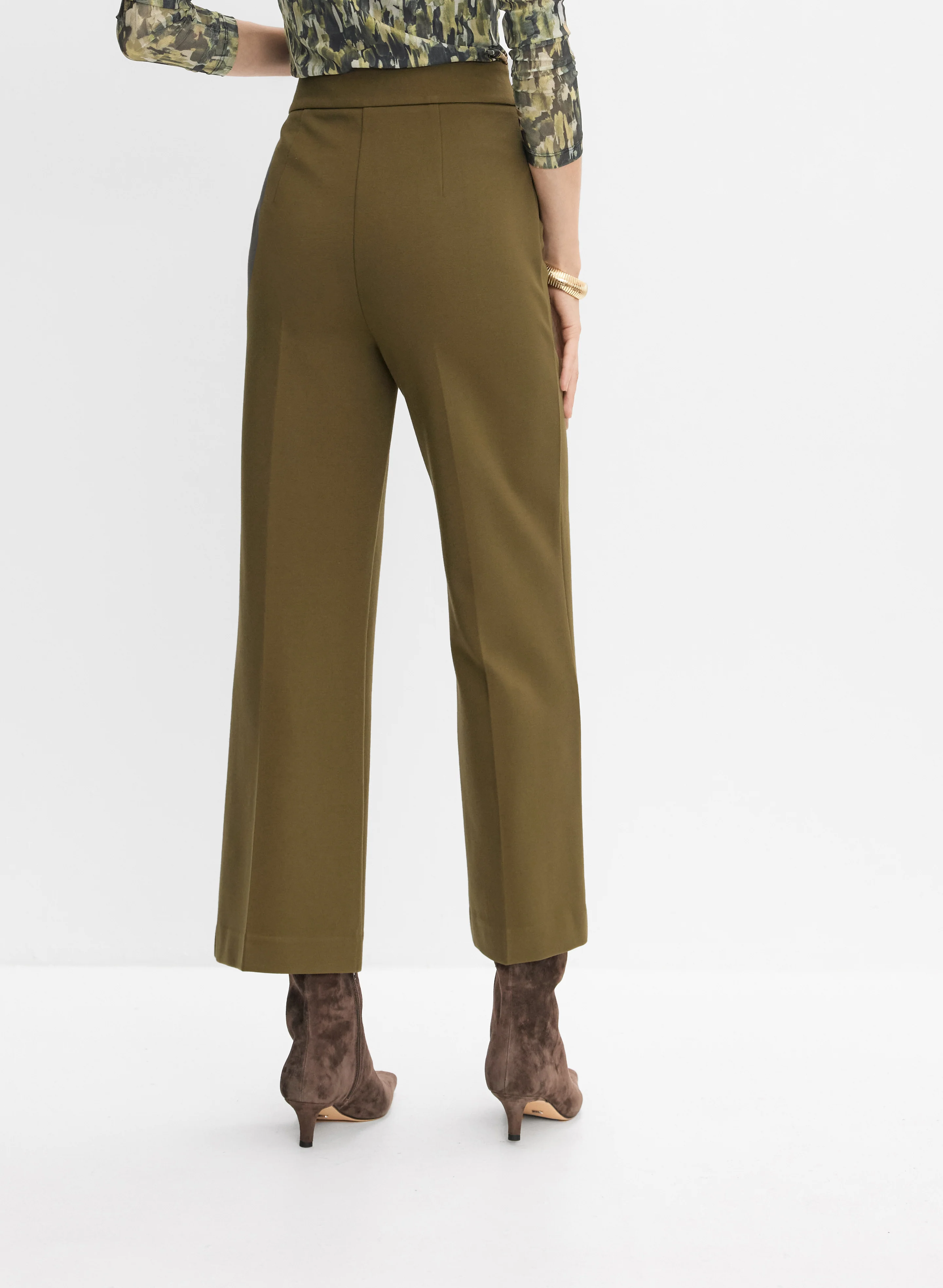Pull-On Culotte Pants