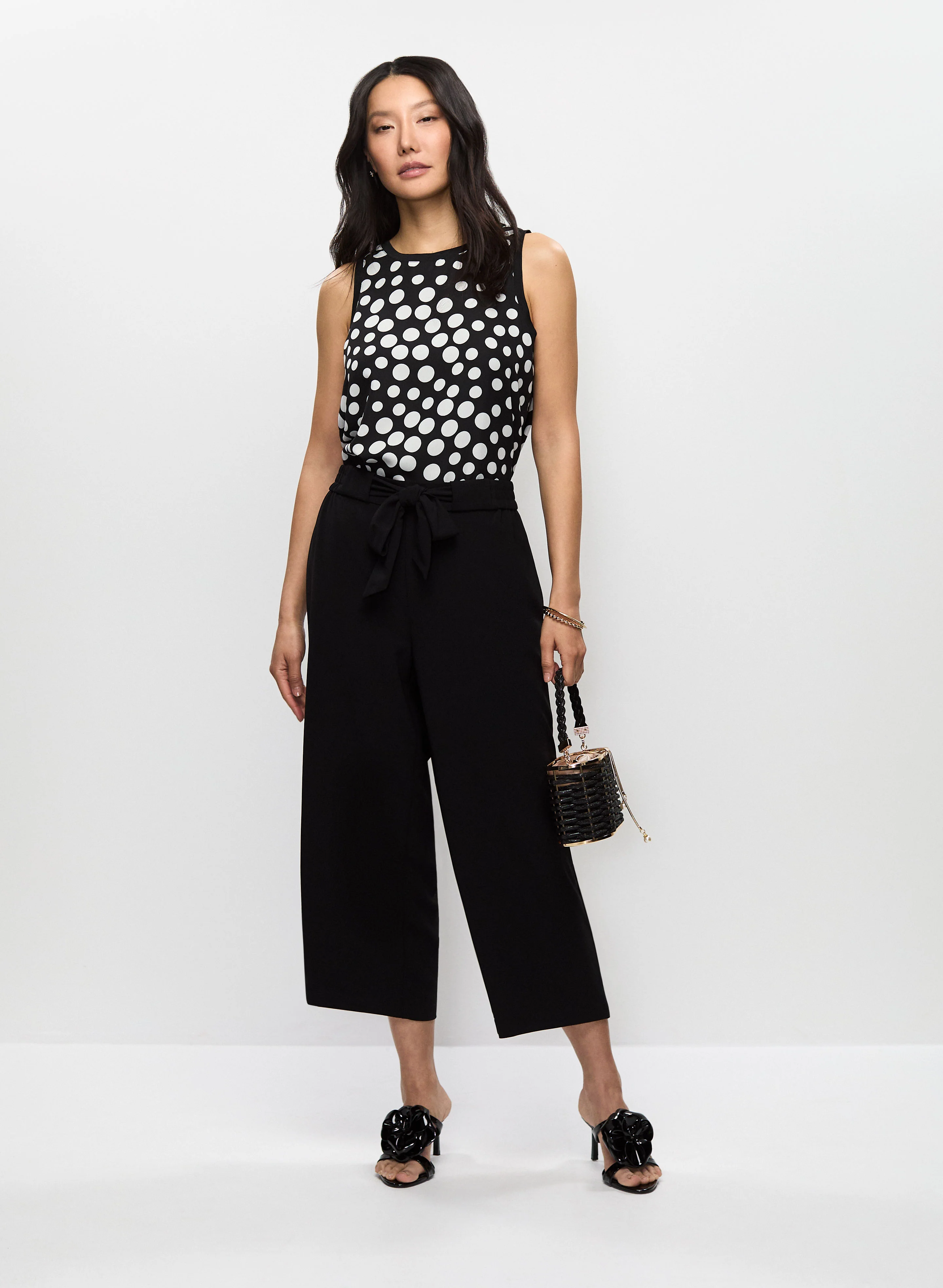 9362-sleeveless-polka-dot-blouse-3.webp Sleeveless Polka Dot Blouse