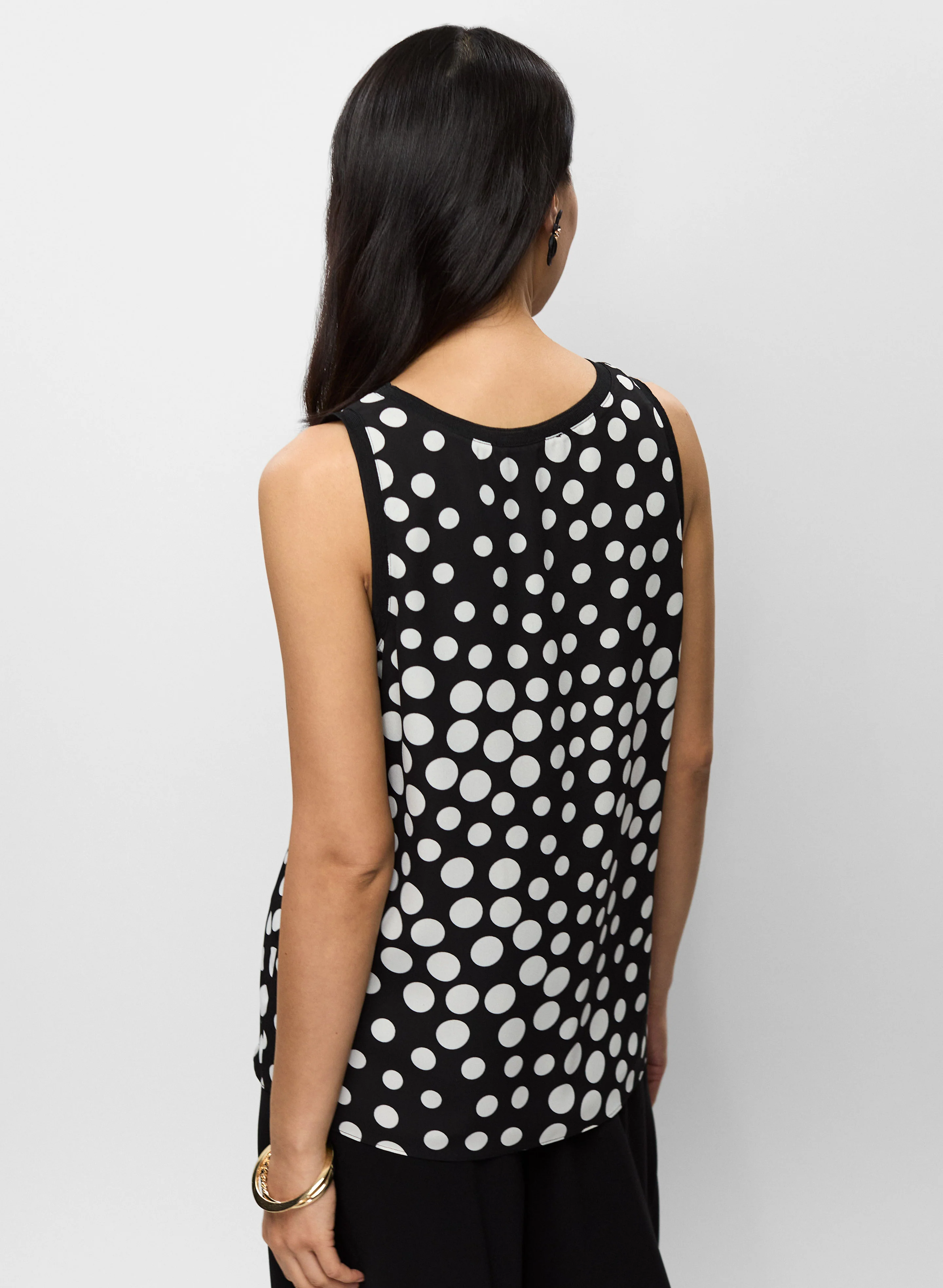 9362-sleeveless-polka-dot-blouse-4.webp Sleeveless Polka Dot Blouse