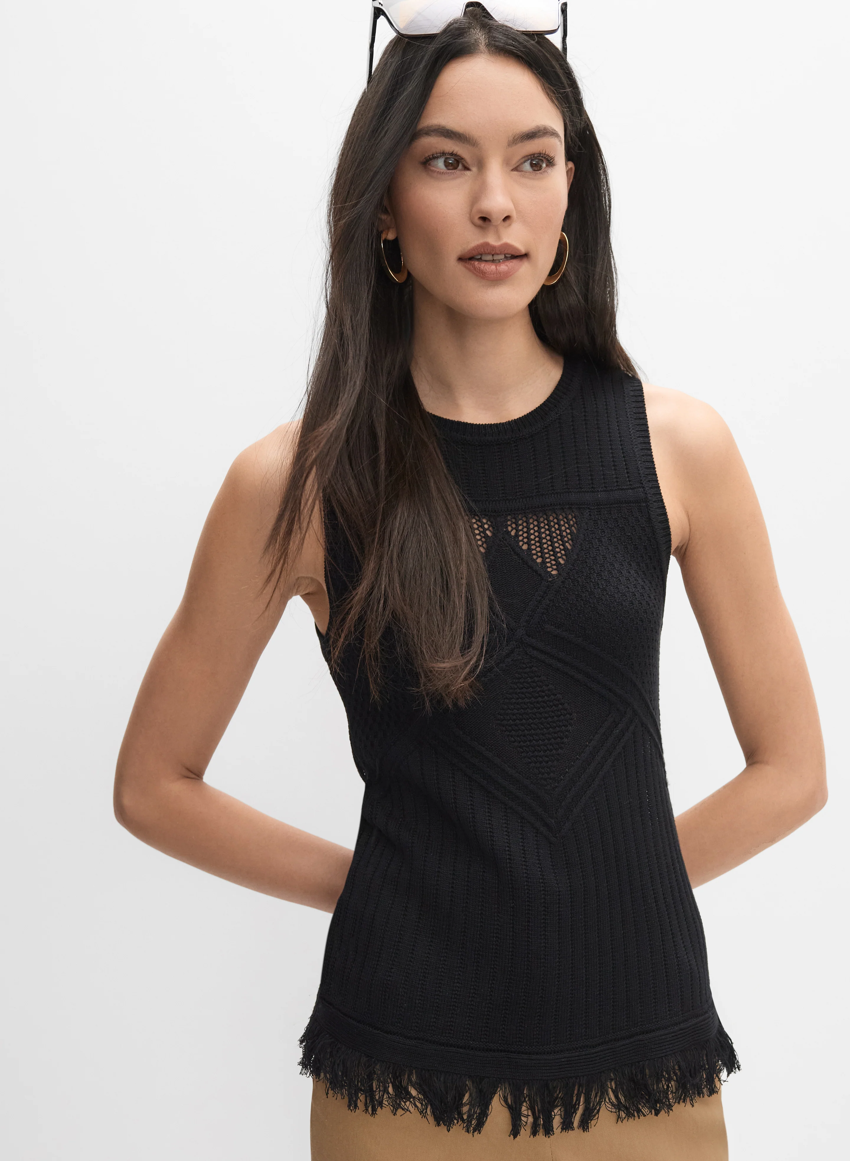 9722-mixed-knit-tank-top-5.webp Mixed Knit Tank Top