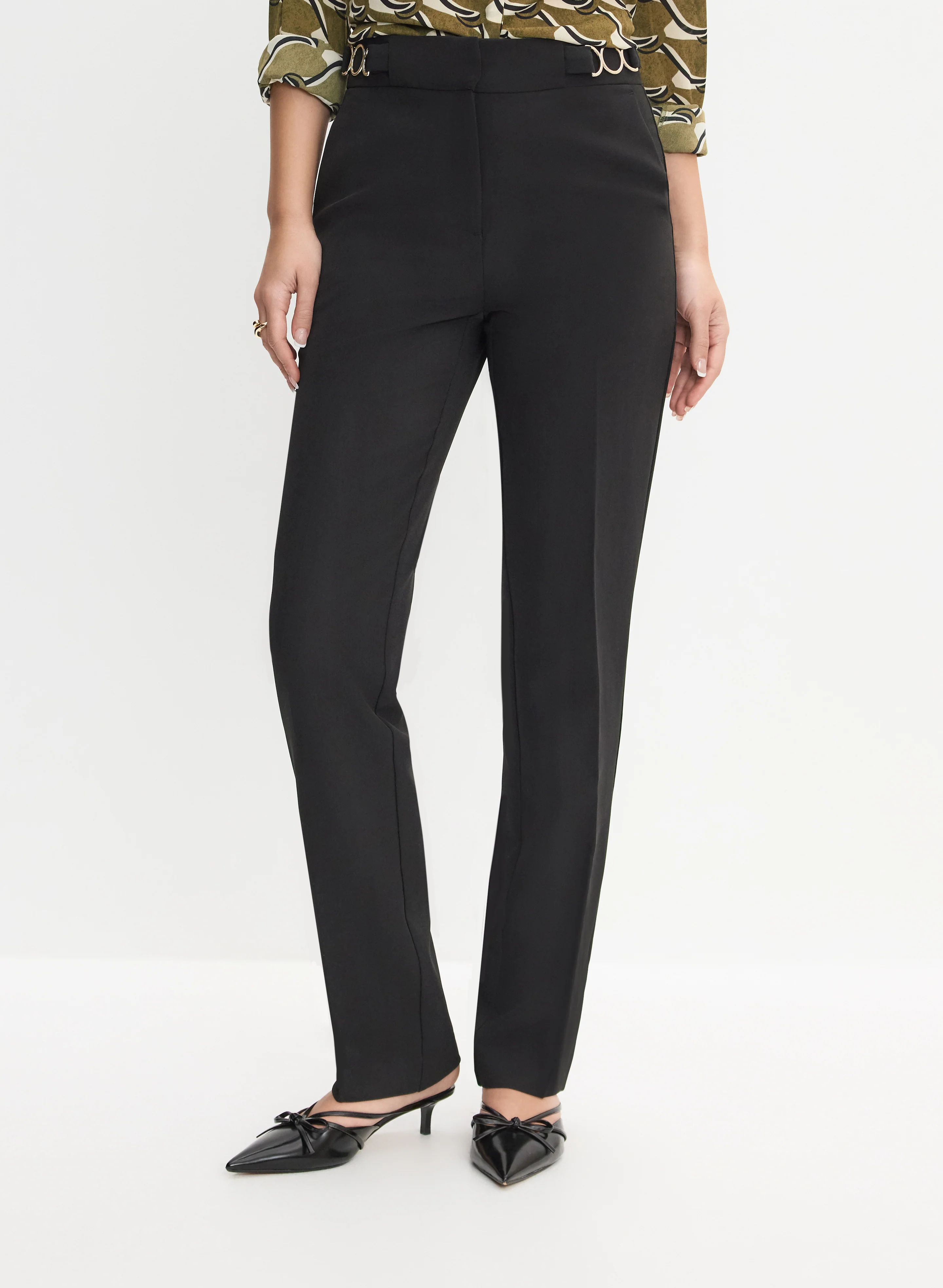 9883-lauren-ring-insert-straight-leg-pants-1.webp Lauren Ring Insert Straight-Leg Pants